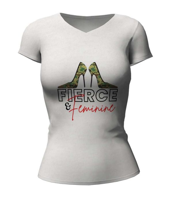 Spec Ops White Women's Fierce & Feminine Dri-Fit T-shirt